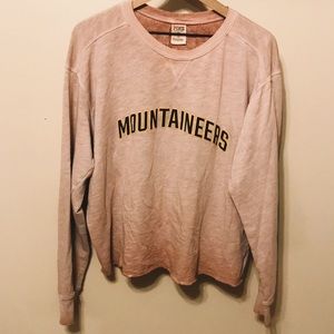 WVU Mountaineers VS Pink Crew Neck